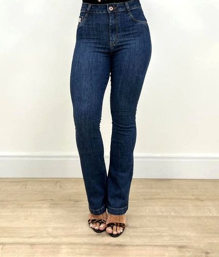 Calça Boot Jeans Com Elastano 