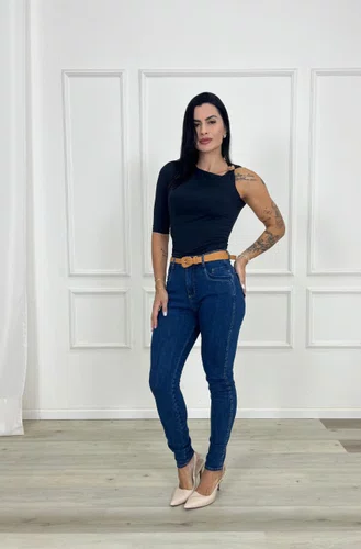 Calça Cigarrete Chapa Barriga Mega Power 360 C/Cinto  