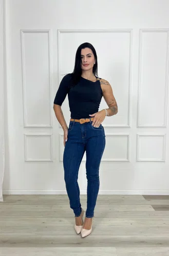 Calça Cigarrete Chapa Barriga Mega Power 360 C/Cinto  