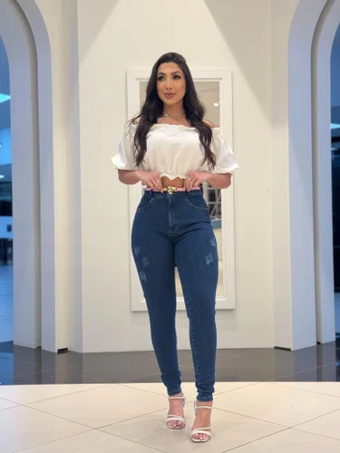 Calça Cigarrete Mega Power 360 Com Cinto 