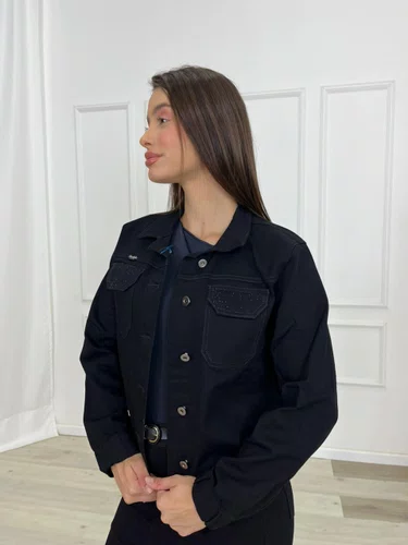 Jaqueta Bomber Color Com Brilho Na Lapela  