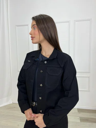 Jaqueta Bomber Color Com Brilho Na Lapela  