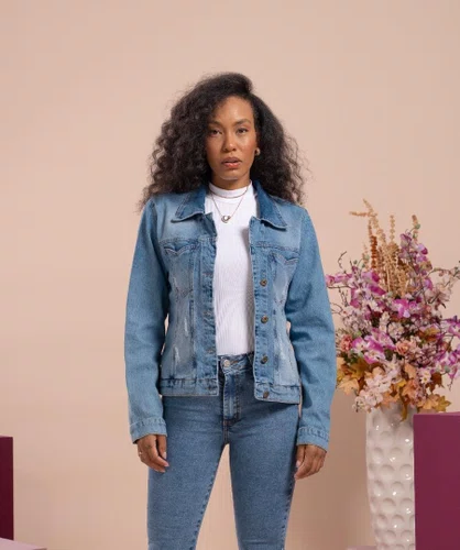 Jaqueta Jeans Barra Tradicional 
