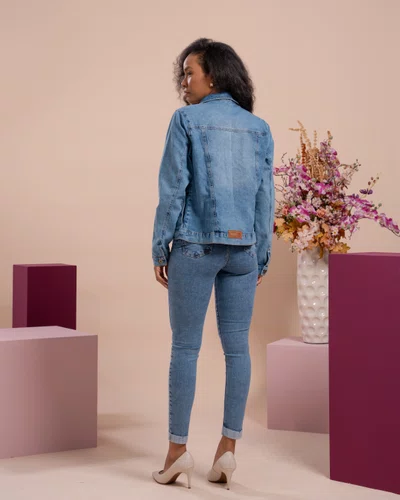 Jaqueta Jeans Barra Tradicional 