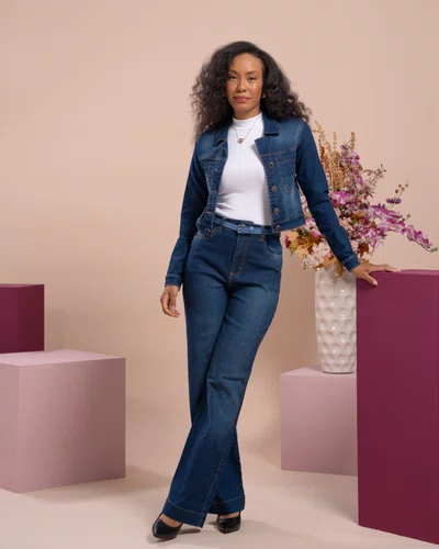 Jaqueta Jeans Croped Sem Bolsos 