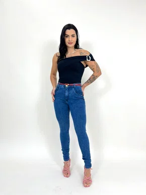 Calça Cigarrete Chapa Barriga Mega Power 360 C/Cinto