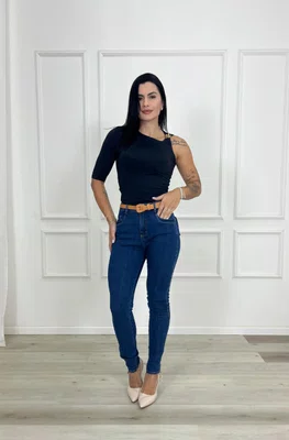 Calça Cigarrete Chapa Barriga Mega Power 360 C/Cinto  