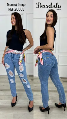 Calça mon Com Lenço destroyer