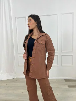 Camisa Jeans Sarja Tradicional Decidida 