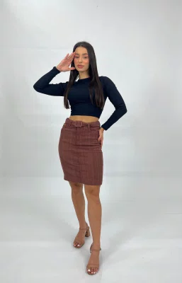 Calça Skinny Jeans Color Com Cinto