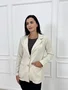 Blazer De Linho Decidida Jeans 