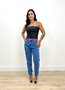 Calça Baggy Jeans Com Cinto E Barra Tradicional