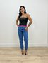 Calça Baggy Jeans Com Cinto E Barra Tradicional