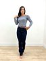 Calça Boot Cut Carbono Bolso Faca Com Cinto