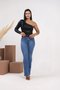 Calça Boot Cut Jeans Com Cinto Decidida 