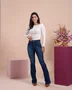 Calça Boot Cut Jeans Barra Tradicional Decidida