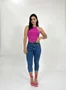 Calça Cabri Jeans Power Com Cinto Barra Dobrada 