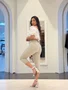 Calça Capri Jeans Color Com Cinto 