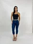 Calça Capri Jeans Com Cinto Barra Tradicional 