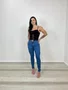 Calça Cigarrete Power Chapa Barriga Com Cinto  