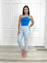 Calça Jogger Bolso Faca Com Corrente E Elastico Na Cintura  