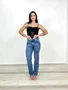 Calça Perna Reta Jeans Barra Tradicional 
