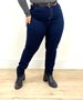 Calça Skinny Jeans Carbono Com Cinto 