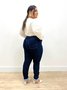 Calça Skinny Jeans Chapa Barriga Plus 
