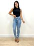 Calça  Skinny Jeans Com Elastano Barra Tradicional