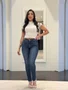Calça Skinny Jeans Power Com Brilho 