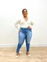 Calça Skinny Jeans Power Plus Barra Tradicional 
