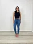 Calça Skinny Jeans Super Elastano Com Cinto 