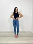 Calça Skinny Jeans Super Elastano Com Cinto 