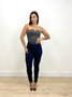 Calça Skinny Jeans Tradicional Com Cinto 
