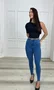 Calça Skinny Jeans Tradicional Com Cinto  