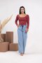 Calça Wide Leg Com Elastico E Cordao Na Cintura 