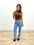 Calça Wide Leg Tradicional Com Elastano E Cinto Decidida 