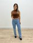 Calça Wide Leg Tradicional Com Elastano E Cinto Decidida 