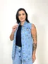 Colete Alongado Jeans 100% Decidida