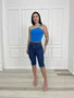 Corsario Jeans Chapa Barriga Com Cinto 