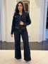 Jaqueta Jeans Barra Desfiada E Botoes Forrados 