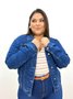 Jaqueta Jeans Com Elastano E Barra Tradicional