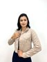 Jaqueta Jeans Color Com Botoes Forrados 