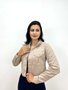Jaqueta Jeans Color Com Botoes Forrados 