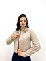 Jaqueta Jeans Color Com Botoes Forrados 