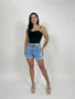 Shorts Boy Jeans 100% Barra Dobrada E Cinto 