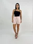 Shorts de LInho Com Elastico Na Cintura 