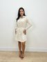 Vestido Chamise Com Botoes E Cinto De Linho  